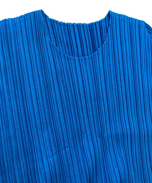 PLEATS PLEASE（プリーツプリーズ）PLEATS PLEASE (プリーツプリーズ) ワンピース ブルー サイズ:4の古着・服飾アイテム