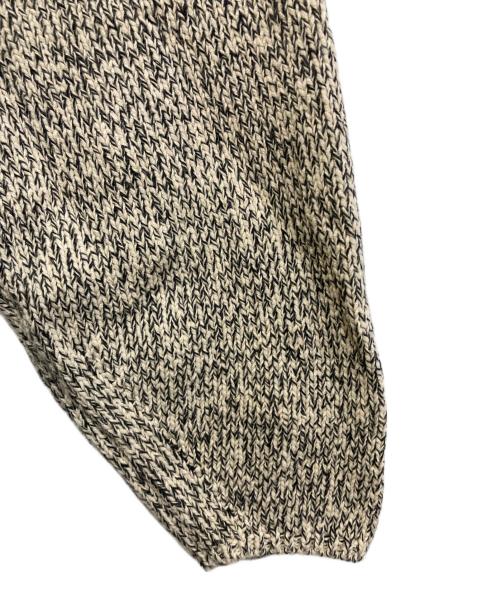 KAGURE（カグレ）KAGURE (カグレ) テープヤーンボートネックニット　GAA6-22M015 アイボリー×ブラック サイズ:FREEの古着・服飾アイテム