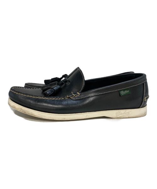 PARABOOT（パラブーツ）PARABOOT (パラブーツ) タッセルローファー　0123 ブラック サイズ:7 1/2の古着・服飾アイテム