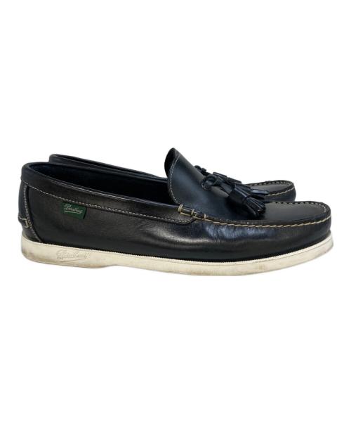 PARABOOT（パラブーツ）PARABOOT (パラブーツ) タッセルローファー　0123 ブラック サイズ:7 1/2の古着・服飾アイテム