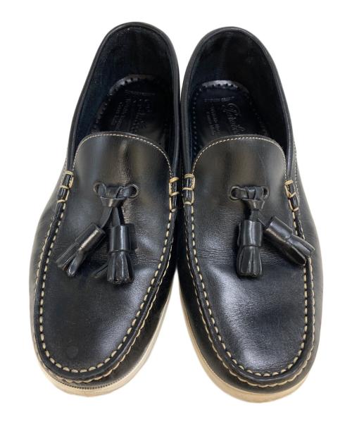 PARABOOT（パラブーツ）PARABOOT (パラブーツ) タッセルローファー　0123 ブラック サイズ:7 1/2の古着・服飾アイテム
