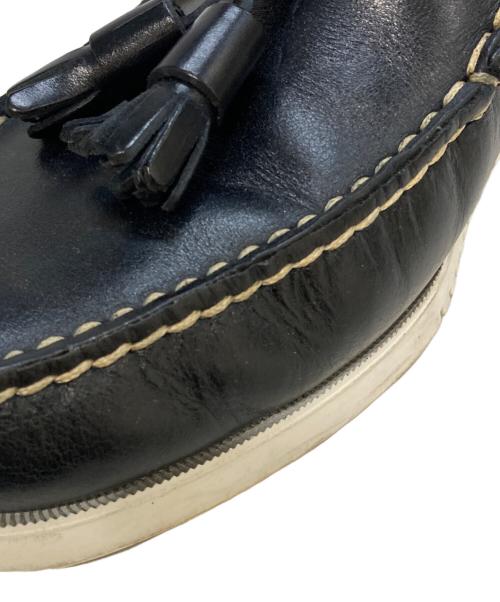 PARABOOT（パラブーツ）PARABOOT (パラブーツ) タッセルローファー　0123 ブラック サイズ:7 1/2の古着・服飾アイテム