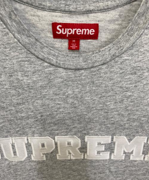 SUPREME（シュプリーム）SUPREME (シュプリーム) Collegiate S/S Top グレー サイズ:Mの古着・服飾アイテム