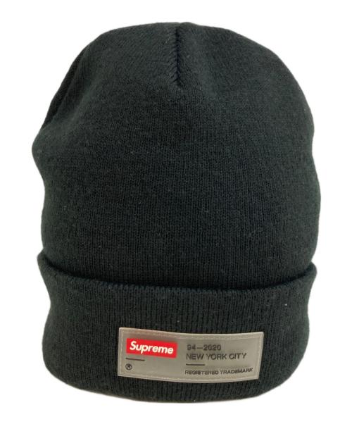SUPREME（シュプリーム）SUPREME (シュプリーム) clear label beanie ブラックの古着・服飾アイテム