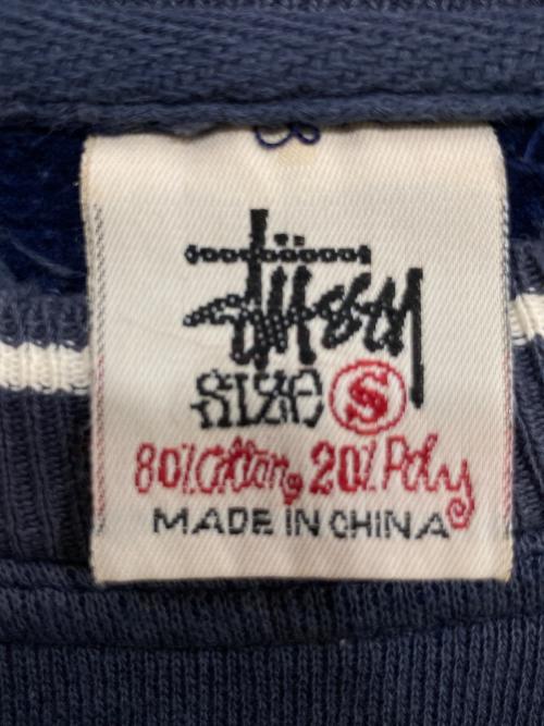 stussy（ステューシー）stussy (ステューシー) ロゴスウェット ネイビー サイズ:Sの古着・服飾アイテム
