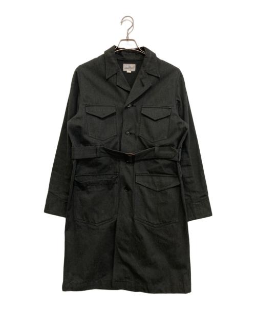 The Blurred CLOTHING（ブラードクロージング）The Blurred CLOTHING (ブラードクロージング) TWILL COAT ブラック サイズ:36の古着・服飾アイテム
