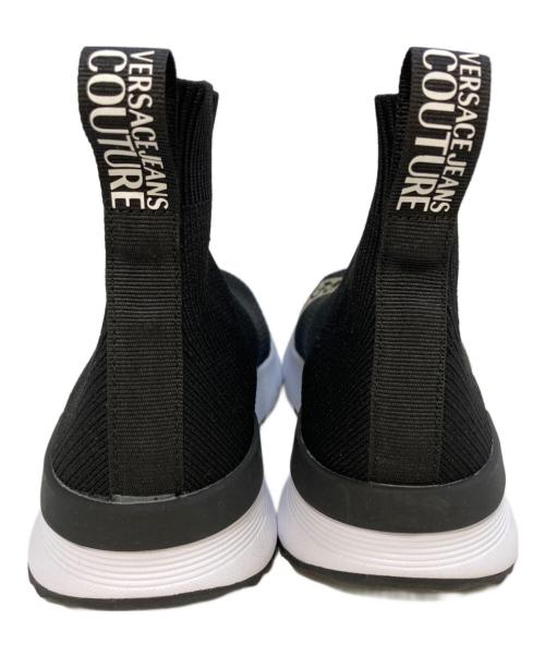 VERSACE JEANS COUTURE（ヴェルサーチ ジーンズクチュール）VERSACE JEANS COUTURE (ヴェルサーチ ジーンズクチュール) ハイカットスニーカー　E0VWASA7 71935 ブラック サイズ:23.4の古着・服飾アイテム
