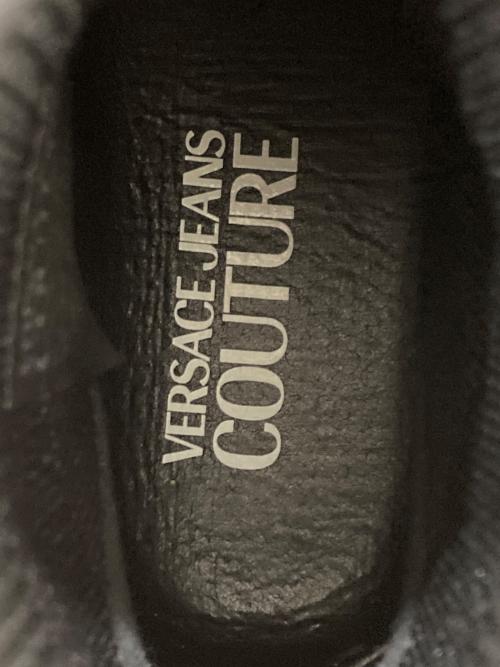 VERSACE JEANS COUTURE（ヴェルサーチ ジーンズクチュール）VERSACE JEANS COUTURE (ヴェルサーチ ジーンズクチュール) ハイカットスニーカー　E0VWASA7 71935 ブラック サイズ:23.4の古着・服飾アイテム