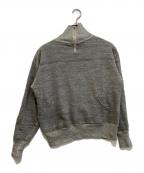 WAREHOUSEウエアハウス）の古着「ハーフジップスウェット」｜グレー