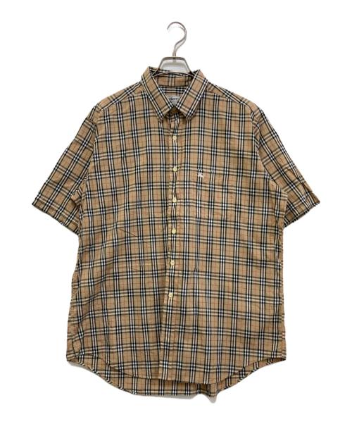 Burberry's（バーバリーズ）Burberry's (バーバリーズ) ノバチェックシャツ ブラウン サイズ:XLの古着・服飾アイテム