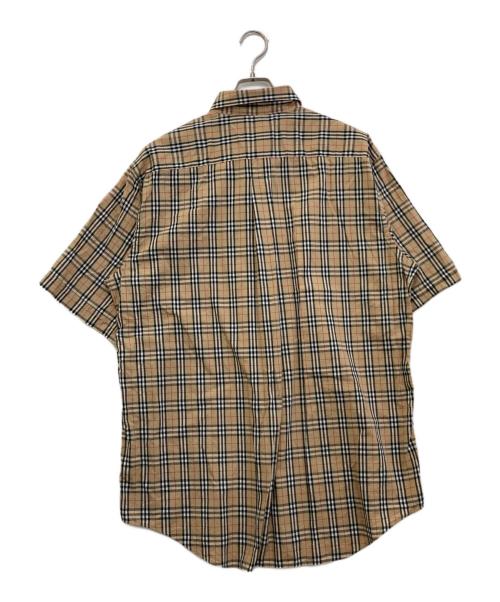 Burberry's（バーバリーズ）Burberry's (バーバリーズ) ノバチェックシャツ ブラウン サイズ:XLの古着・服飾アイテム