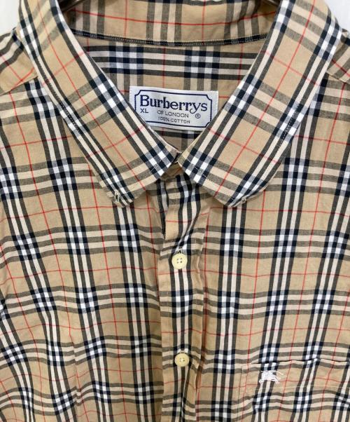 Burberry's（バーバリーズ）Burberry's (バーバリーズ) ノバチェックシャツ ブラウン サイズ:XLの古着・服飾アイテム