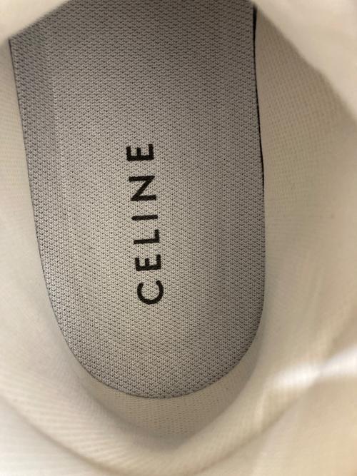 CELINE（セリーヌ）CELINE (セリーヌ) ベルクロストラップ ハイカットスニーカー ホワイト サイズ:37の古着・服飾アイテム
