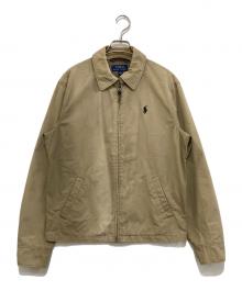 POLO RALPH LAUREN（ポロ・ラルフローレン）の古着「スイングトップ」｜カーキ