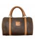 CELINE（セリーヌ）の古着「マカダム柄ミニボストンバッグ」｜ブラウン