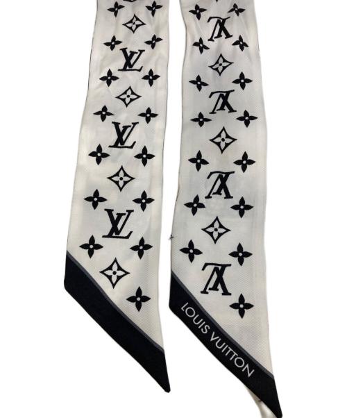 LOUIS VUITTON（ルイ ヴィトン）LOUIS VUITTON (ルイ ヴィトン) スカーフ　M76442 ブラックの古着・服飾アイテム