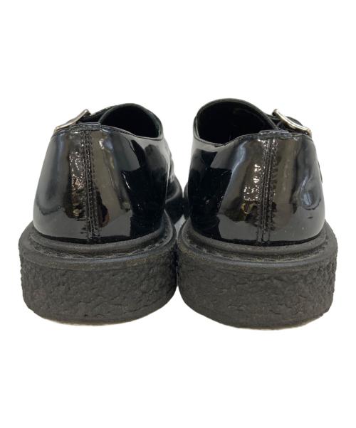 Saint Laurent Paris（サンローランパリ）Saint Laurent Paris (サンローランパリ) エナメルモンクストラップシューズ　DM 362304 ブラック サイズ:35　1/2の古着・服飾アイテム