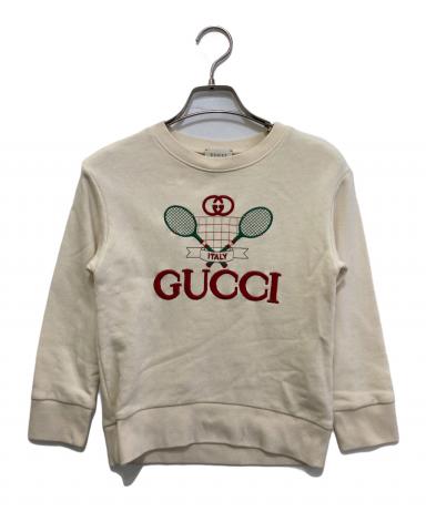 中古・古着通販】GUCCI (グッチ) テニスロゴ刺繍スウェット 586138