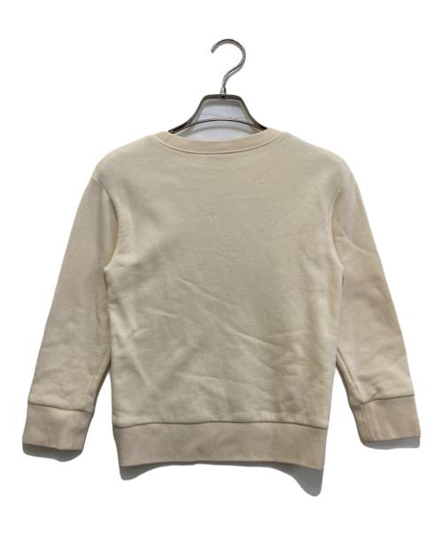 GUCCI（グッチ）GUCCI (グッチ) テニスロゴ刺繍スウェット　586138 XJBHC アイボリー サイズ:キッズ　6の古着・服飾アイテム