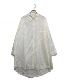 MM6 Maison Margiela（エムエムシックスメゾンマルジェラ）の古着「オーバーサイズシャツ　S52CT0570 S47294」｜ホワイト