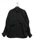 DAIWA PIER39ダイワ ピア39）の古着「Tech Bombay Safari Shirts　BE-80122」｜ブラック