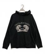 Onitsuka Tigerオニツカタイガー）の古着「SWEAT HOODIE　2183B459」｜ブラック