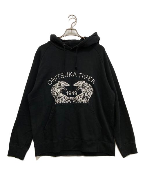 Onitsuka Tiger（オニツカタイガー）Onitsuka Tiger (オニツカタイガー) SWEAT HOODIE　2183B459 ブラック サイズ:Sの古着・服飾アイテム
