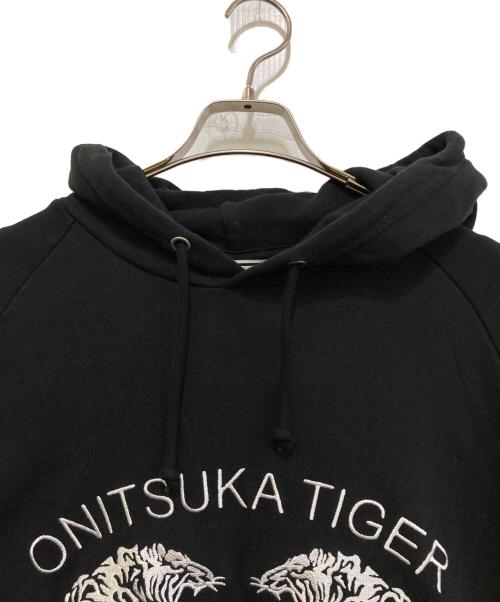 Onitsuka Tiger（オニツカタイガー）Onitsuka Tiger (オニツカタイガー) SWEAT HOODIE　2183B459 ブラック サイズ:Sの古着・服飾アイテム
