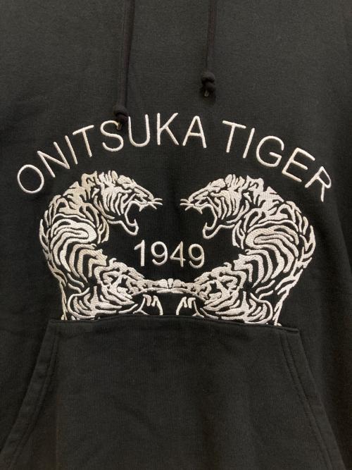 Onitsuka Tiger（オニツカタイガー）Onitsuka Tiger (オニツカタイガー) SWEAT HOODIE　2183B459 ブラック サイズ:Sの古着・服飾アイテム