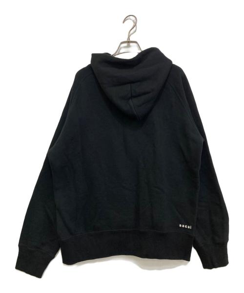 sacai（サカイ）sacai (サカイ) KNOW FUTURE Hoodie　24-0722S ブラック サイズ:3の古着・服飾アイテム