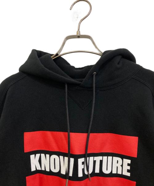 sacai（サカイ）sacai (サカイ) KNOW FUTURE Hoodie　24-0722S ブラック サイズ:3の古着・服飾アイテム