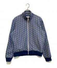 LACOSTE（ラコステ）の古着「モノグラムジャカードトラックジャケット　SH1368」｜ブルー