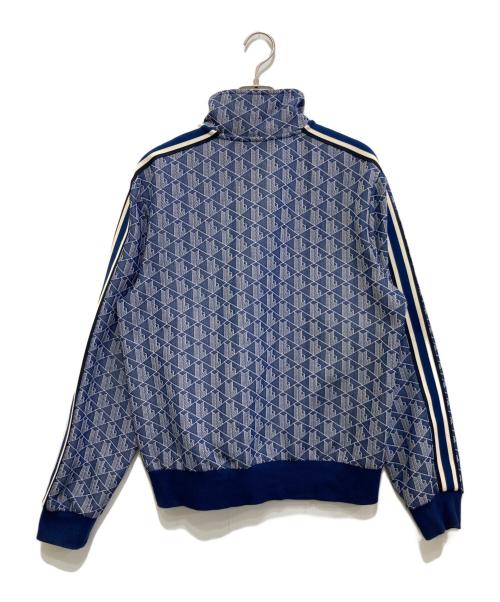 LACOSTE（ラコステ）LACOSTE (ラコステ) モノグラムジャカードトラックジャケット　SH1368 ブルー サイズ:Lの古着・服飾アイテム