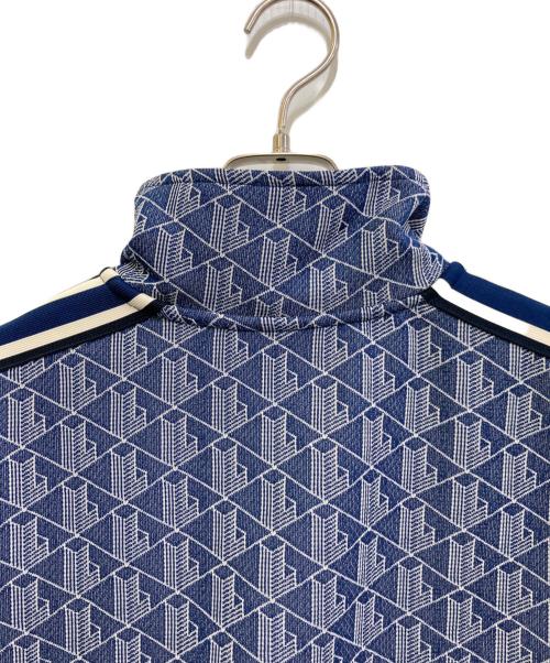 LACOSTE（ラコステ）LACOSTE (ラコステ) モノグラムジャカードトラックジャケット　SH1368 ブルー サイズ:Lの古着・服飾アイテム