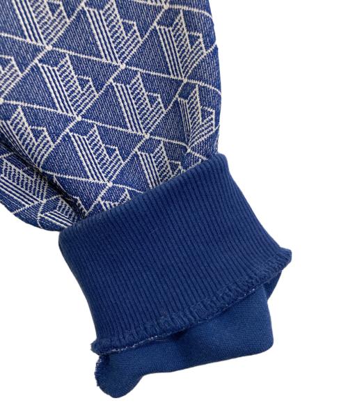 LACOSTE（ラコステ）LACOSTE (ラコステ) モノグラムジャカードトラックジャケット　SH1368 ブルー サイズ:Lの古着・服飾アイテム