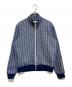 LACOSTE（ラコステ）の古着「モノグラムジャカードトラックジャケット　SH1368」｜ブルー