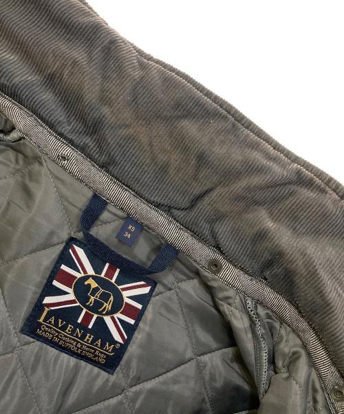 LAVENHAM（ラベンハム）LAVENHAM (ラベンハム) キルティングコート LVH-18A-082 グレー サイズ:XSの古着・服飾アイテム