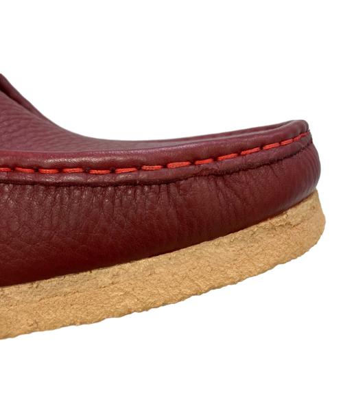 CLARKS（クラークス）CLARKS (クラークス) Sporty & Rich (スポーティーアンドリッチ) Wallabee Boot レッド サイズ:275の古着・服飾アイテム