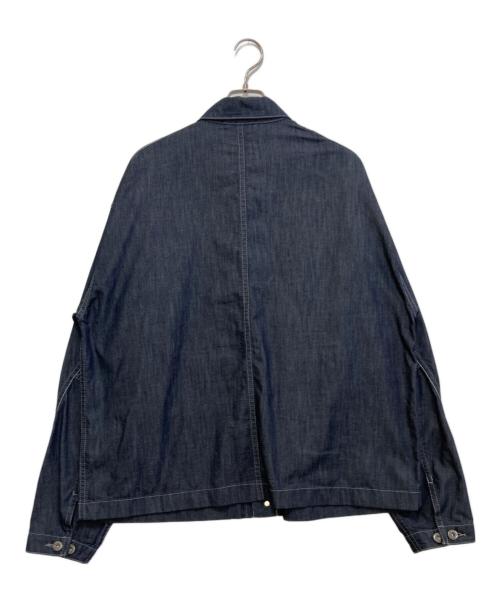 and wander（アンドワンダー）and wander (アンドワンダー) dry easy denim shirts jacket　574-6181100 インディゴ サイズ:XLの古着・服飾アイテム