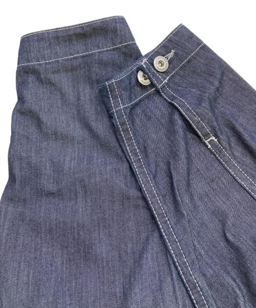 and wander（アンドワンダー）and wander (アンドワンダー) dry easy denim shirts jacket　574-6181100 インディゴ サイズ:XLの古着・服飾アイテム