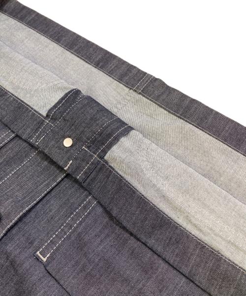 and wander（アンドワンダー）and wander (アンドワンダー) dry easy denim shirts jacket　574-6181100 インディゴ サイズ:XLの古着・服飾アイテム