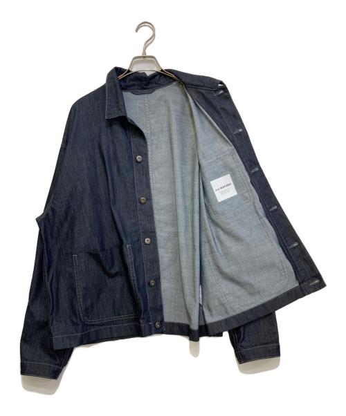 and wander（アンドワンダー）and wander (アンドワンダー) dry easy denim shirts jacket　574-6181100 インディゴ サイズ:XLの古着・服飾アイテム