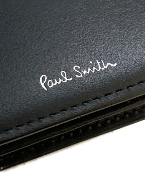 PAUL SMITH（ポールスミス）PAUL SMITH (ポールスミス) ハイライトステッチ名刺入れ ブラックの古着・服飾アイテム