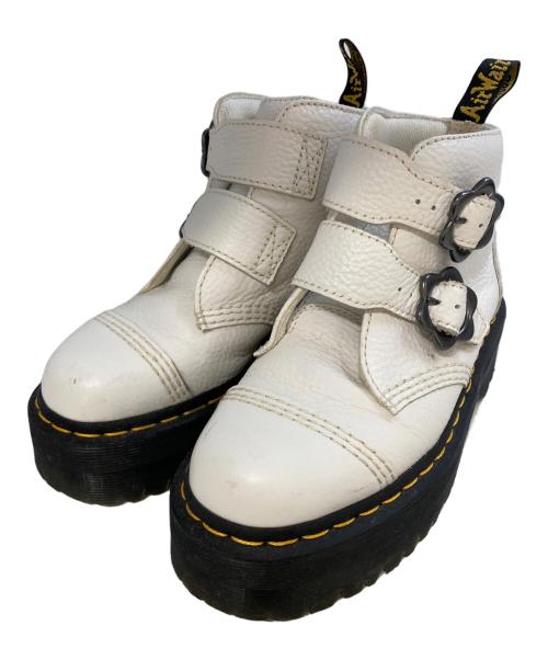 Dr.Martens（ドクターマーチン）Dr.Martens (ドクターマーチン) DEVON FLWR ホワイト サイズ:EU３７の古着・服飾アイテム