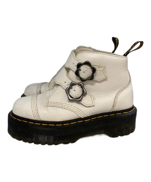 Dr.Martens（ドクターマーチン）Dr.Martens (ドクターマーチン) DEVON FLWR ホワイト サイズ:EU３７の古着・服飾アイテム