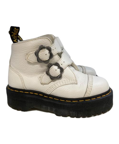 Dr.Martens（ドクターマーチン）Dr.Martens (ドクターマーチン) DEVON FLWR ホワイト サイズ:EU３７の古着・服飾アイテム