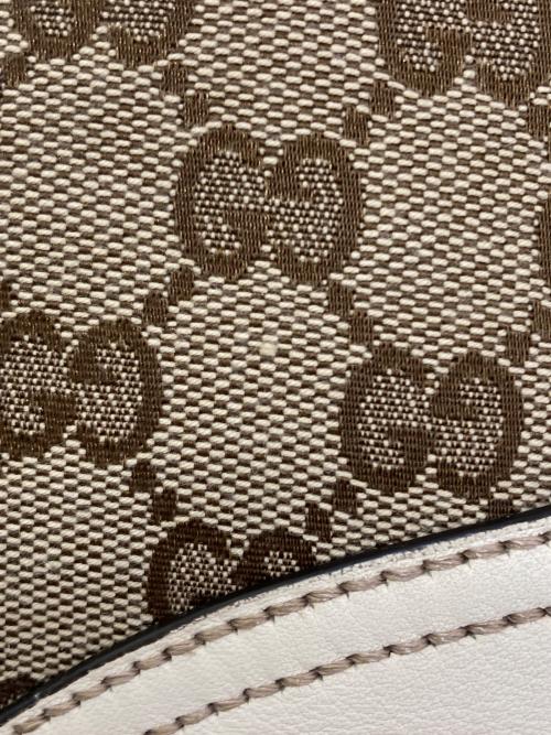 GUCCI（グッチ）GUCCI (グッチ) ニューブリット GGキャンバス トートバッグ 169946 アイボリーの古着・服飾アイテム