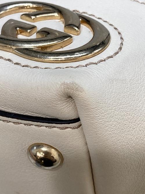GUCCI（グッチ）GUCCI (グッチ) ニューブリット GGキャンバス トートバッグ 169946 アイボリーの古着・服飾アイテム