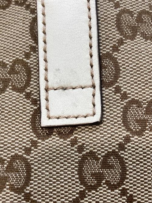 GUCCI（グッチ）GUCCI (グッチ) ニューブリット GGキャンバス トートバッグ 169946 アイボリーの古着・服飾アイテム