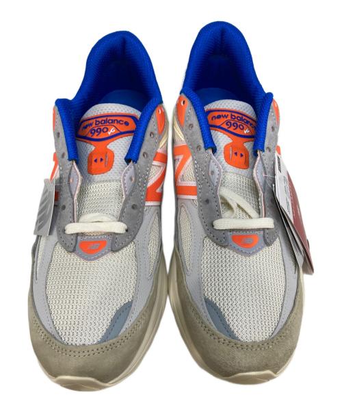 NEW BALANCE（ニューバランス）NEW BALANCE (ニューバランス) KITH (キス) ローカットスニーカー　U990KN6 ホワイト×ブルー サイズ:27.5の古着・服飾アイテム